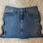 Carmar Denim Double Side Chain Skirt Photo 0