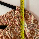 Faherty  Florence Pink Floral Cotton Short Sleeve Blouse Flowy Women's size XS Photo 8