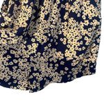 Lilly Rose Navy Blue Floral Sleeveless One Piece Shorts Romper Women Sz XS Photo 5