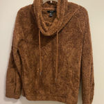 Forever 21 Womens Teddy Bear Fleece Brown Hoodie Jacket S Bust 38” Thick Neck Photo 0