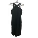 Halara Breezeful Racerback sleeveless High Low Flowy Midi black Dress size XL Photo 12