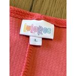 LuLaRoe Lindsay Kimono Large Cardigan Duster Orange Solid NEW Preppy Loungewear Photo 2