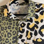 Romwe Leopard Print Button-Up Shirt size XX-L Photo 1