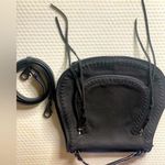 Rebecca Minkoff Small Vanity Saddle Bag. Elegant Black Leather Women's Photo 0