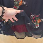 Sundance  Dress Vandenburg Floral Bell Sleeve Size Medium Photo 4