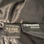 LeatherCult Womens Black Napa Leather Zip Moto Jacket Size XL EU 42 Insulated Photo 11