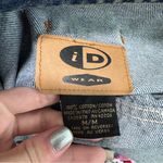 iD Wear Denim Jean Jacket Handmade OOAK Quilt Patch Quilted Medium Blue Photo 4