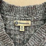 Democracy   V-Neck Brown Sweater Photo 3