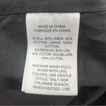 LE BOP Anastasia Smocked Dress linen blend black sz 2 Photo 5