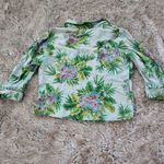 Sag Harbor  Beaded Button Down Top Tropical Size 14P Photo 3