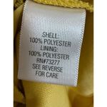 Candie's Candie Y2K Yellow Frill Spaghetti Strap Tank Top Floral Size Medium Fairy Photo 4