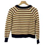 Madewell  Arden Crop Pullover V-neck Sweater - Stripe - XXS Photo 2