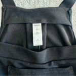 Halara  Black Waffle Knit Overalls Jumpsuit Size L Petite Photo 8