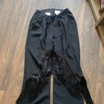 Cinq à Sept Cinq A Sept Black Fringe Pants Photo 3