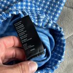 Urban Outfitters Casey Kick Flare Blue Gingham pant Photo 6