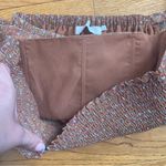 ASTR  the label off the shoulder boho floral chiffon sleeve crop top M Photo 13