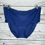 Croft & Barrow Woman NWT 24W Blue Tummy Slimmer Bathing Suit Swim Brief Bottom Photo 0