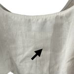 Pretty Little Thing  Plus Cream Linen Lace Up Back Crop Top Size US 14 NWT Photo 8