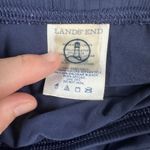 Lands' End Lands' End Swim Skirt Womens Size 8 Blue Adjustable Ruched Bottom Nylon Spandex Photo 2