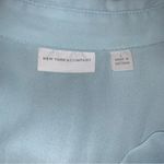 New York And Company  Blue Shirt Dress Sleeveless size large Photo 5