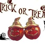 JACK Vintage Avon  o’ Lantern pierced earrings Photo 1