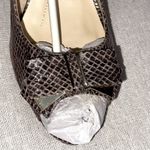 dressbarn | NIB Julia Peep Toe Slingback Heels | Size 7.5 Brown Photo 4