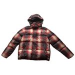 NEW Polo Ralph Lauren Carly Down Jacket Insulated Plaid Puffer Winter Coat Sz XL Red Photo 1