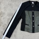CAbi  Blazer Jacket Career‎ Office Button Front Gray Black MD Photo 11