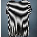 Jones New York T-Shirt Women's Size 1X Striped Basic Staple Capsule Wardrobe Photo 1