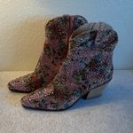 Betsey Johnson Emory Rhinestone Western Boot in Floral Print Size 9 Photo 5