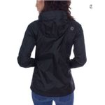 Marmot Women's PreCip Eco Black Hooded Waterproof Lightweight Rain Jacket, L Photo 1