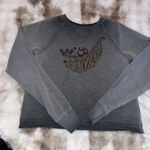 Anthropologie Saturday Sunday Women's XSmall Sweatshirt Go Bananas Boxy Crop EUC Photo 0