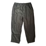 Quince  100% European Linen Pants Women’s Size L Black Relaxed Photo 2