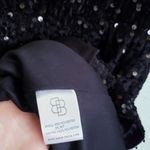 Baltic Born  Monroe Black Velvet Sequin Gown Photo 5