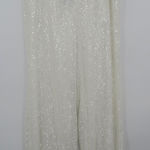 Cable & Gauge Able & Gauge Ivory Sequin Wide Leg Pants Women's Medium NWT Bridal Party Photo 0