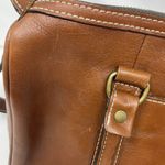 Patricia Nash Crossbody Tote Bag Cognac Brown Leather Handbag Photo 5