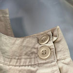 Sandro  Womens 12 Tan Capri Cargo‎ Shorts Cotton Summer Beach Vacation Designer Photo 3