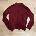 ALLSAINTS  Red Long Sleeve Flowy Open Front Gina Drape Jacket Size 4 Photo 6