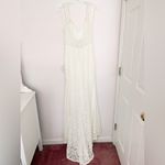 Lulus  Beloved Eternity White Lace Sleeveless Maxi Dress Photo 4