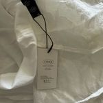 Cider NWT  White Puff Sleeve Dress Photo 2