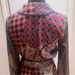 House of Harlow 1960 x REVOLVE Arthur Kimono Top Jacket Patchwork Pajama Print Brown Size XS Photo 14