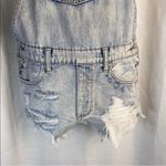American Eagle Outfitters Be Still My Heart 1-piece Blue Denim Jumper size small Photo 8