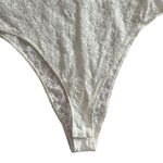 AllSaints White Lace Erity Bodysuit Adjustable Straps Racerback Size 6 Snaps Photo 5