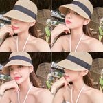 Sunny Straw Tennis Cap Tan Photo 1