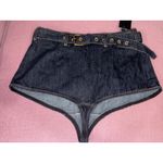 LIONESS Halston Hot Shorts in Dark Denim X-Small New Womens Jean Photo 5