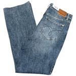 Judy Blue Women’s Size 32 15 High Waist Tummy Cut Raw Hem Straight Leg Jeans Photo 6