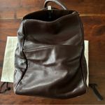 Vintage 90s Y2K Molton Brown London Leather Top Handle Bag Satchel Purse Brown Photo 1
