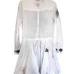Zadig & Voltaire Zadig & Valtaire designer white emboidered dress XS Photo 7