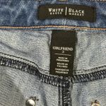 White House | Black Market Girlfriend Denim Shorts Distressed Cuffed Blue Size 2 Photo 3