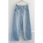 American Eagle AE Strigid Curvy Super High Waisted Baggy Straight Jean 4 Short Photo 1